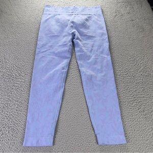 Gymshark Adapt Animal Seamless Leggings Womens XXL Blue Purple Athletic Gym Yoga